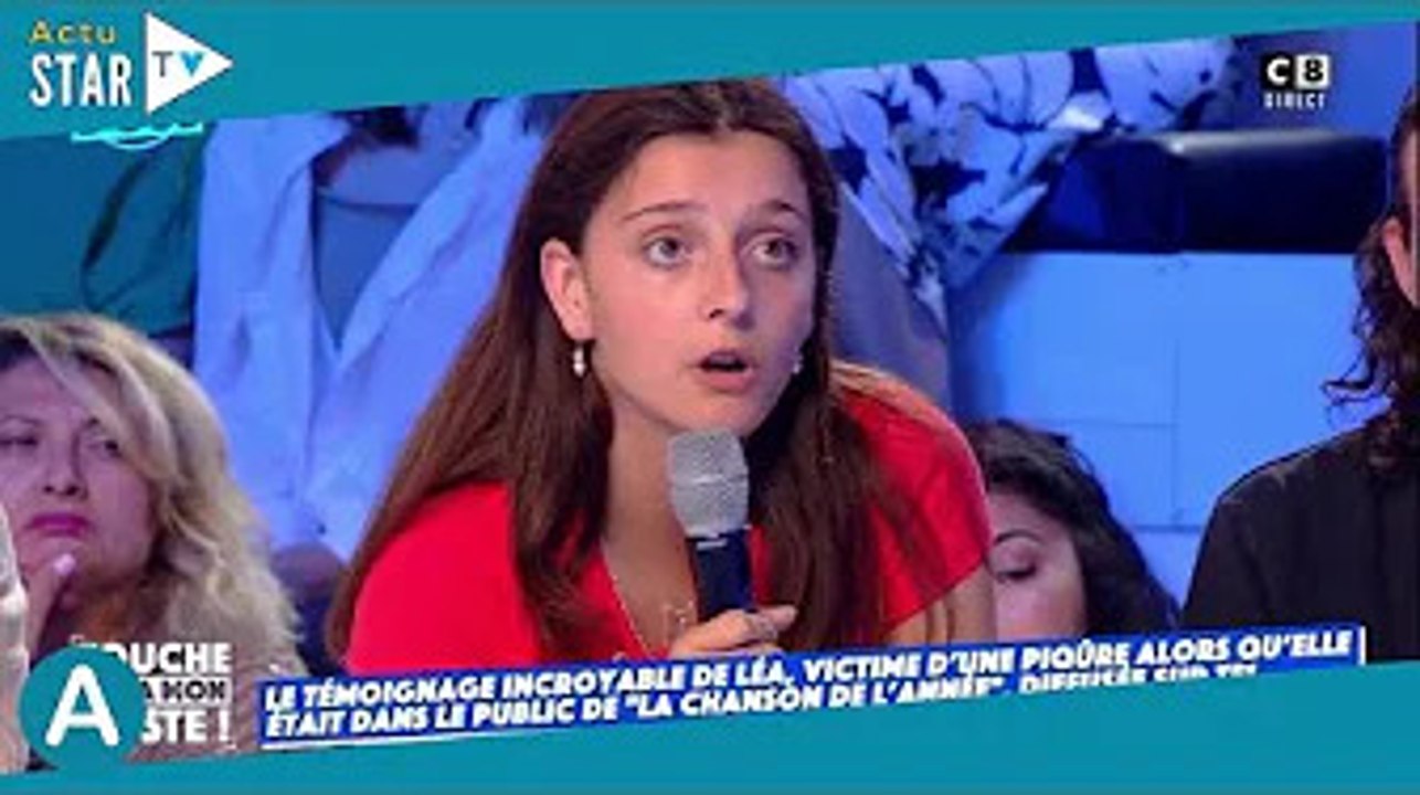 "J'ai fait un malaise" : une victime de piqûres lors du tournage de la Chanson de l'année témoigne d