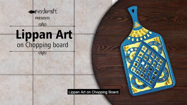 Lippan Art on Chopping Board BY PENKRAFT