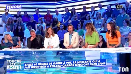 La jeune femme qui s'est attaché au filet de Roland-Garros raconte son arrestation