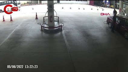 Akaryakıt istasyonunu oyuncak tabancayla soymuş