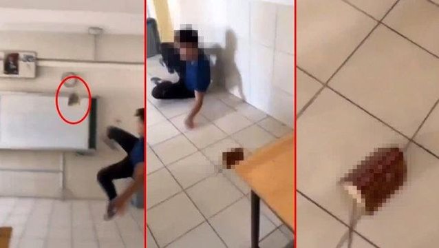 Kur'an-ı Kerim'e tekme atan öğrenci ne oldu? (VİDEO) Lisede Kuran'a tekme atan öğrenci videosu tepki çekti!