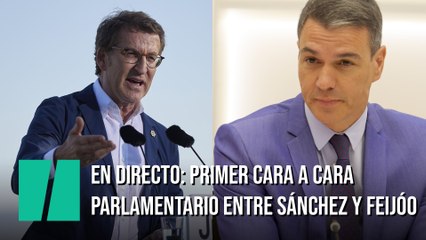 EN DIRECTO: El primer cara a cara entre Feijóo y Sánchez