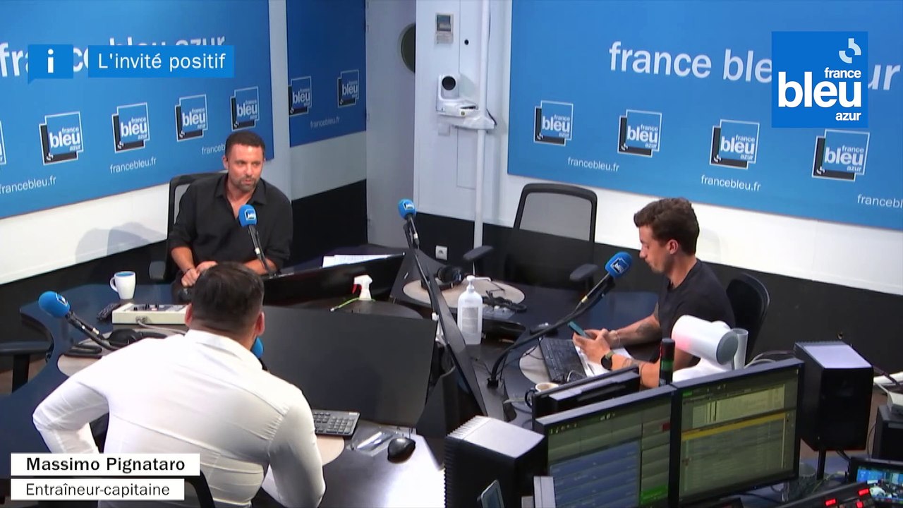 L'Invité Positif: Massimo Pignataro, coach/joueur du club de Football Américain "Les Aigles Rouge de Nice" - France Bleu Azur (07/06/2022)
