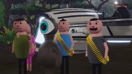 DAKU AUR ALIEN 2  - PART-2 - COMEDY - JOKES