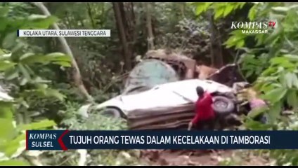 Tujuh Orang Tewas Dalam Kecelakaan Di Tamborasi