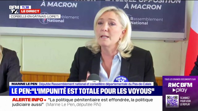 Marine Le Pen: Les soignants, les médecins tirent la sonnette d'alarme(...) mais Monsieur Macron fait le minimum