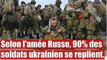 Sévérodonetsk: Selon l'armée Russe; 90% des soldats ukrainien se replient