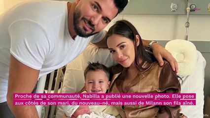 Nabilla maman pour la deuxième fois : la photo touchante de la famille au complet
