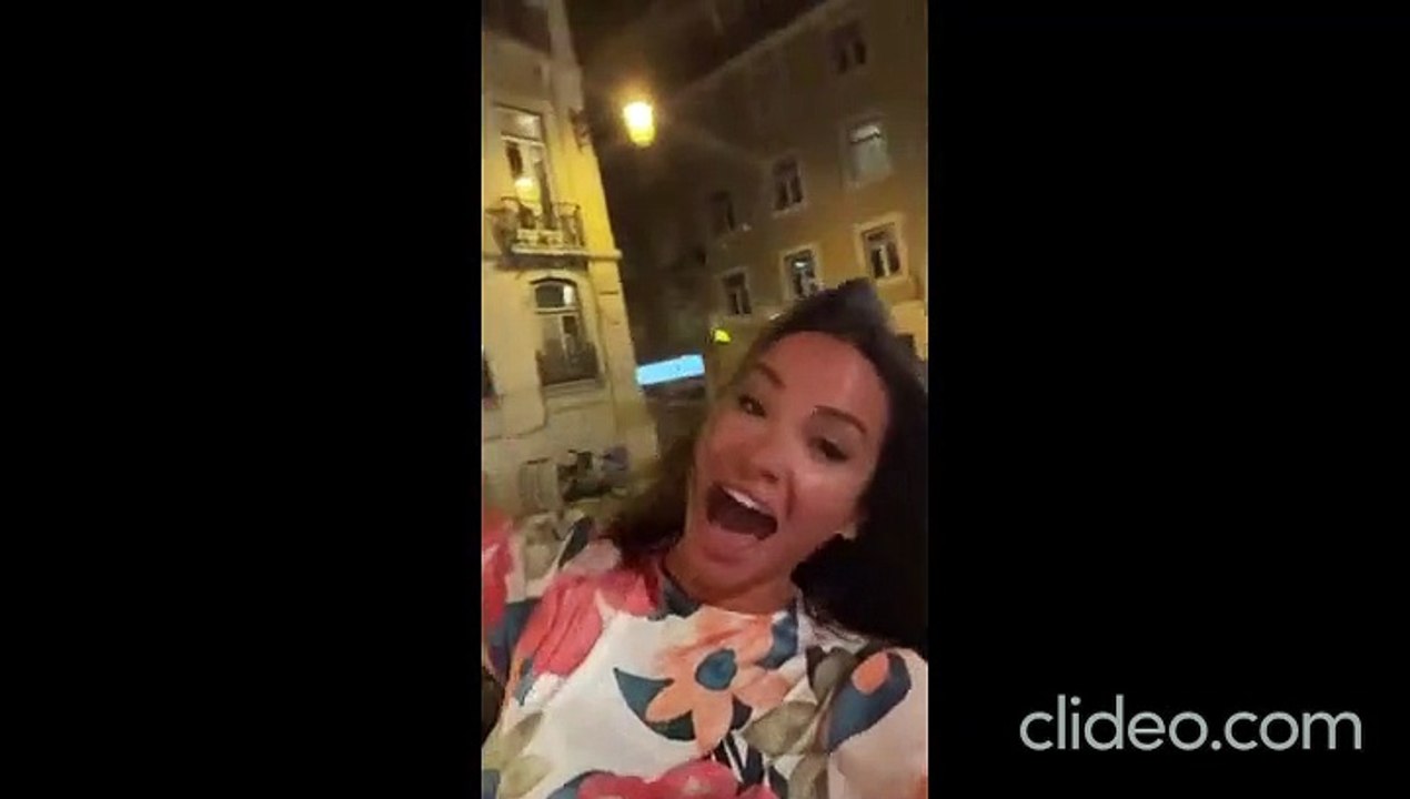 Noitada! Bruna Gomes 'arrasa' pelas ruas de Lisboa