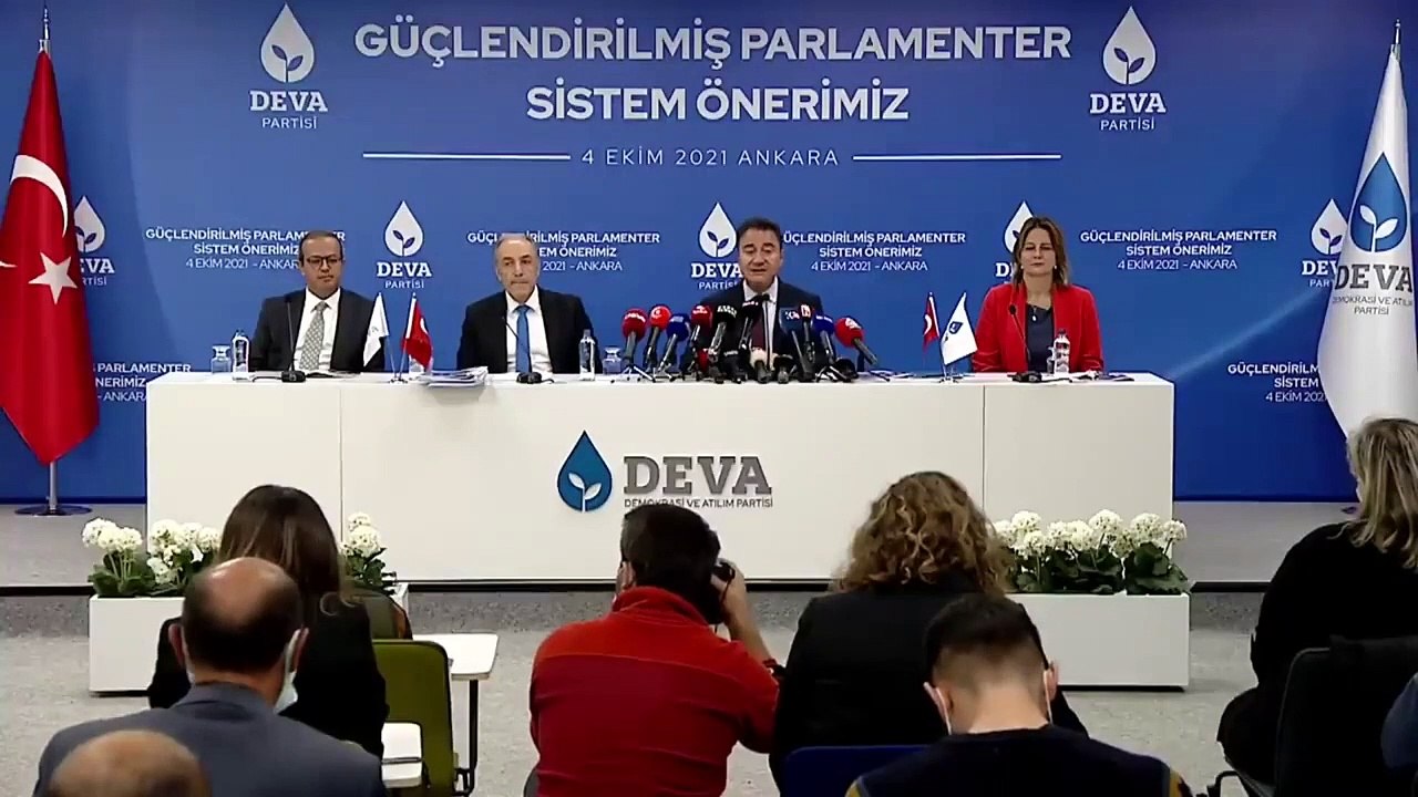 #DevaPartisi Genel Başkanı #AliBabacan 'ın Demokrasiye Geçiş Eylem Planı Sunumu