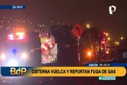 Reportan fuga de gas de camión cisterna en Ancón: bomberos trabajan para controlar emergencia