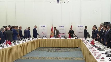 Türk iş insanları Karadağ Cumhurbaşkanı Djukanovic ile bir araya geldi