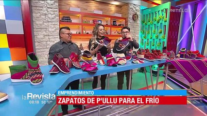 Zapatos de P’ullu, moda que causa sensación por su peculiar diseño que además combate el frío