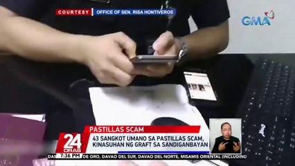 Download Video: 43 sangkot umano sa pastillas scam, kinasuhan ng graft sa Sandiganbayan | 24 Oras