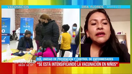Liliana Flores, del Ministerio de Salud y Deporte, habla sobre la quinta ola