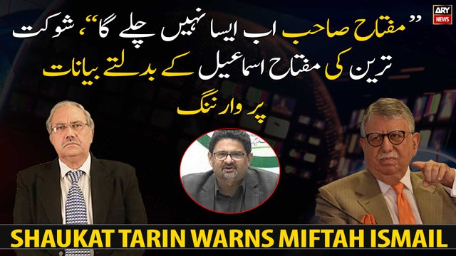 Miftah Sahab, this will not work anymore , Shaukat Tarin warns