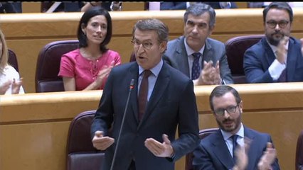 Feijóo a Sánchez: "Una cosa es gobernar y otra, resistir"