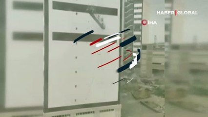 İran'da inşaat işçileri fırtına çıkınca iskeleden düştü: 2 ölü