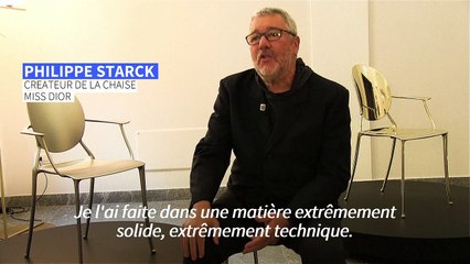 Design: Starck réinvente la chaise médaillon, "icône" de Christian Dior