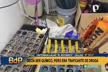 Cae alias El Botánico, quien decía ser químico pero era traficante de drogas