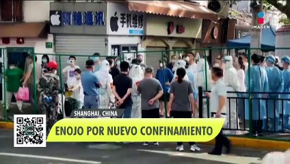 Habitantes de Shanghái, molestos por nuevo confinamiento