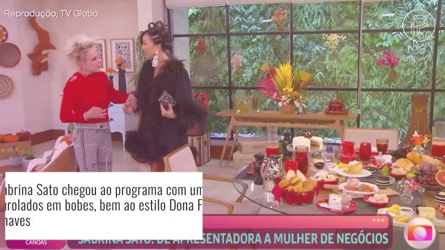 Sabrina Sato vai ao 'Mais Você' de babydoll e arranca confissão ousada de Ana Maria Braga: 'Quem não?'