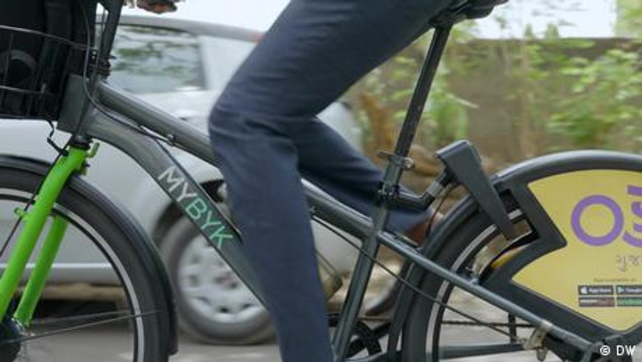 Eine Fahrradverleih-App verwandelt Ahmedabad
