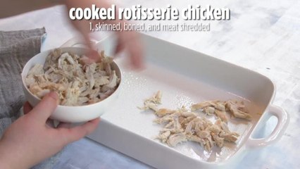 How to Make Rotisserie Chicken and Stuffing Casserole