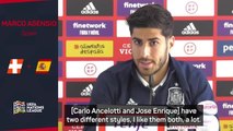 Asensio compares Ancelotti and Enrique