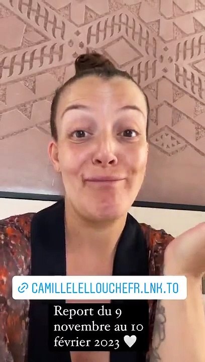 Camille Lellouche annonce sur Instagram reporter une date en raison de sa grossesse