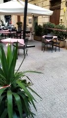 Palermo, crolla parte del cornicione in via Vigo: zona transennata