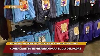 Comerciantes se preparan para el día del Padre