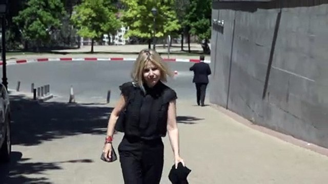 Eugenia Martínez de Irujo, acude afectada al tanatorio de San Isidro para dar el último adiós a Concha Spínola