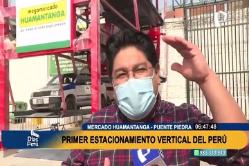 Presentan el primer estacionamiento vertical del Perú ante la falta de espacios