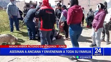 Macabro hecho en Junín: Joven mató a abuela de expareja e intento envenenar al resto de la familia