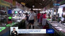 Inflation o bilis ng pagtaas ng presyo ng produkto at serbisyo, pumalo sa 5.4% nitong Mayo | Saksi