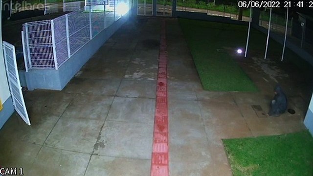 Vídeo: veja a ação de criminoso durante furto ao Cmei Sueli Cozzer em Cascavel