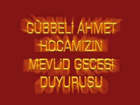 Cübbeli Ahmet Hoca - Mevlid Gecesi Sohbeti ve Habertürk yayını hakkında...