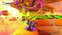 Hot Air Skyway Gold Relic Race Gameplay - Crash Team Racing Nitro-Fueled (Nintendo Switch)