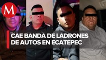 Detienen a 4 integrantes de una banda criminal en Ecatepec