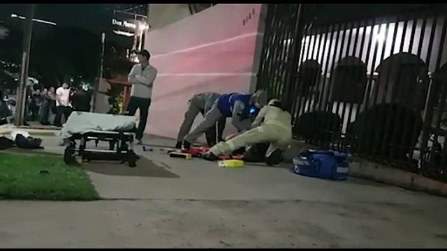 Motociclista sofre suspeita de fratura após colisão no Centro