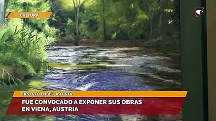Fue convocado a exponer sus obras en Viena, Austria
