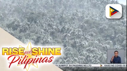 Mga pananim sa Brgy. Puting Sapa, nabalot ng abo