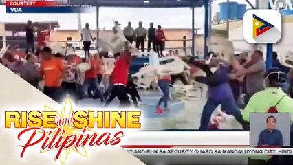 Political rally sa Maracaibo City, Venezuela, nauwi sa batuhan ng silya