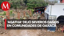 En Oaxaca, denuncian que al menos 20 localidades están incomunicadas tras paso de huracán Agatha