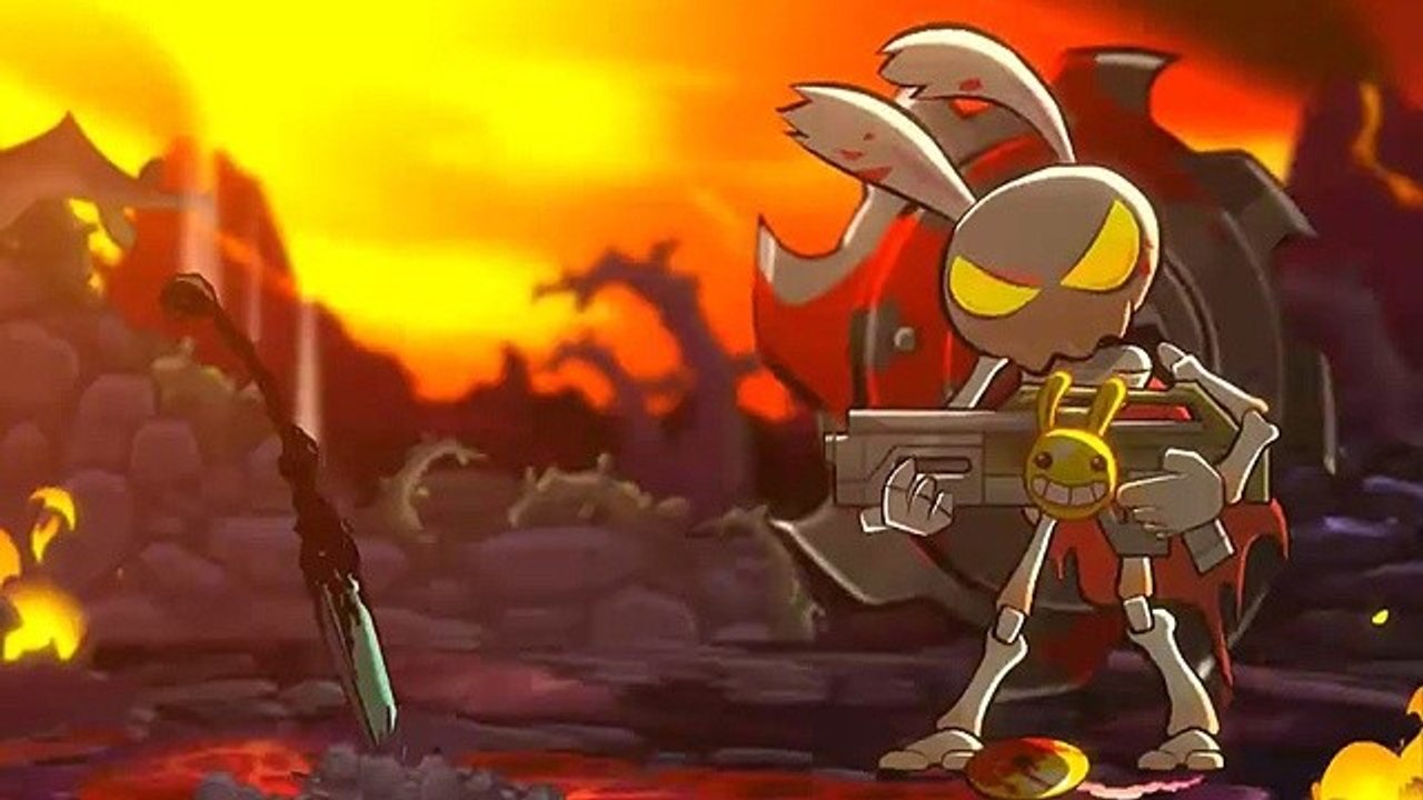 Hell yeah! der zorn des toten karnickels - gameplay-trailer zum hasen-jump&run