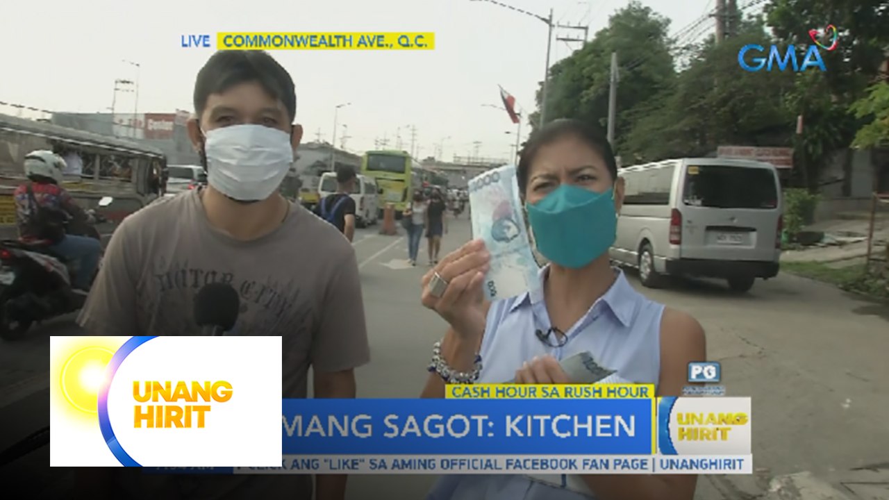 Cash Hour sa Rush Hour: Instant P1,000 para sa commuters sa Commonwealth Avenue! | Unang Hirit