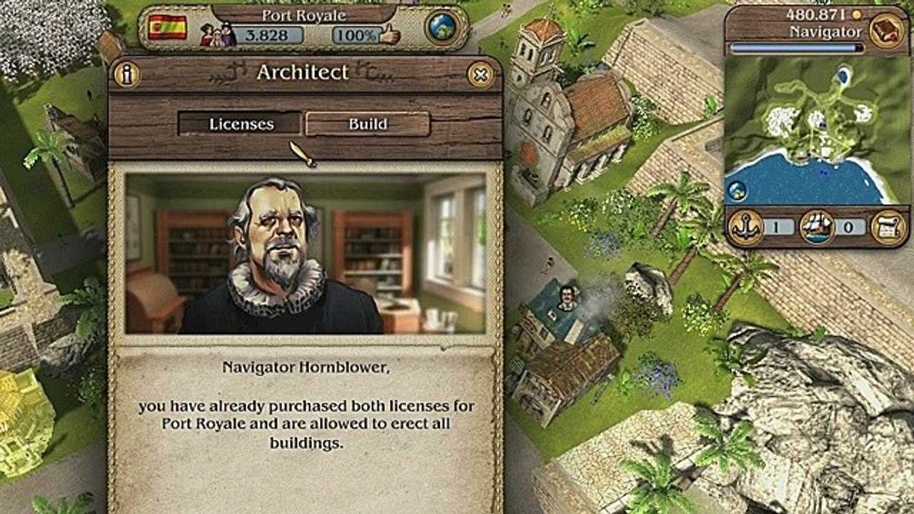 Port royale 3 - tutorial-video #3