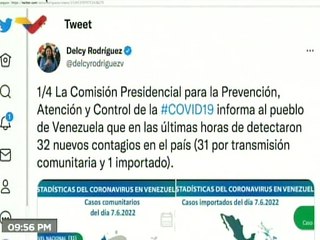 COVID-19 | Venezuela registró 31 casos comunitarios, 1 importado y 517.246 pacientes recuperados