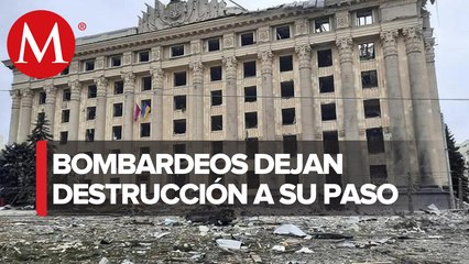 Bombardean norte de Járkov en Ucrania